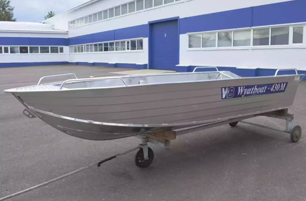 Алюминиевая лодка  Wyatboat-430М в Новосибирске