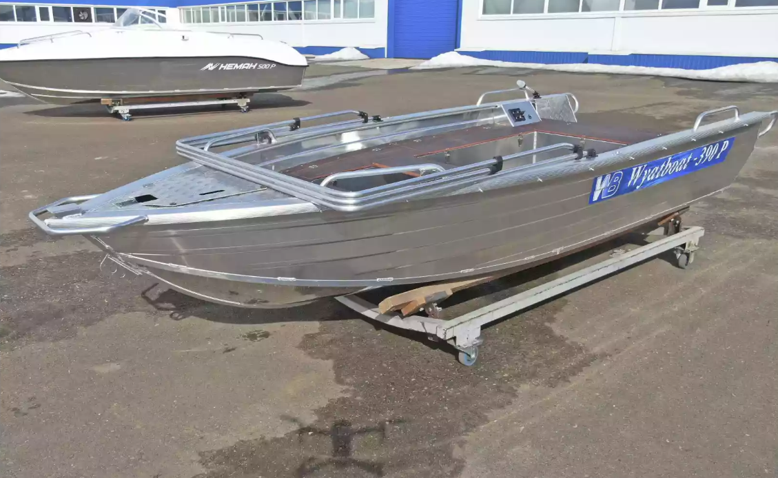 Алюминиевая лодка Wyatboat-390РМ в Новосибирске