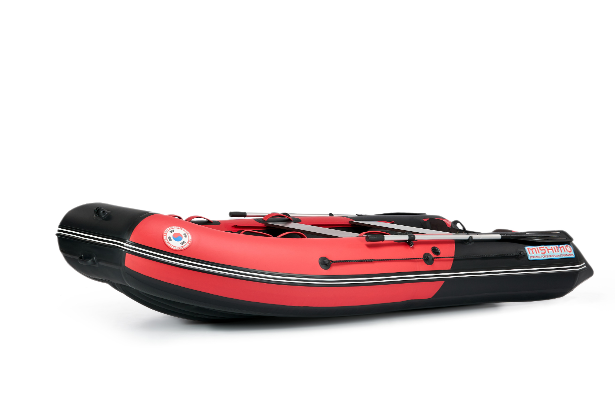КОМПЛЕКТ ЛОДКА MISHIMO PRO 350 + ЛОДОЧНЫЙ МОТОР MARLIN MP 9.9 (15) AMHS PROLINE в Новосибирске