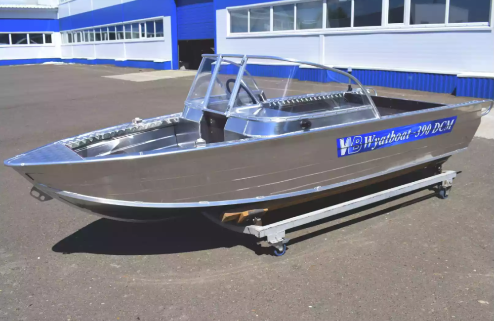 Алюминиевая лодка Wyatboat-390 DCM в Новосибирске