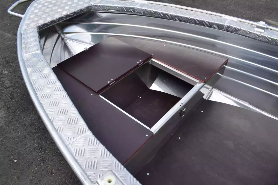 Алюминиевая лодка Wyatboat-390Р Увеличенный борт в Новосибирске