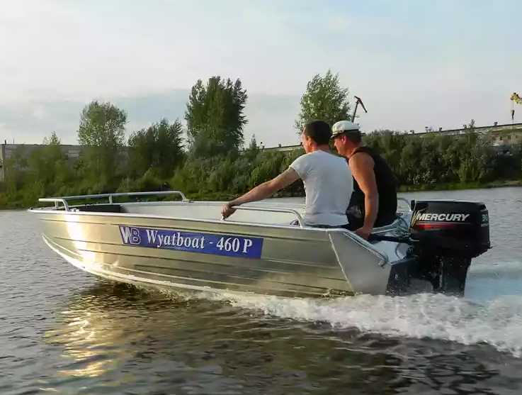 Алюминиевая лодка Wyatboat-460 P в Новосибирске