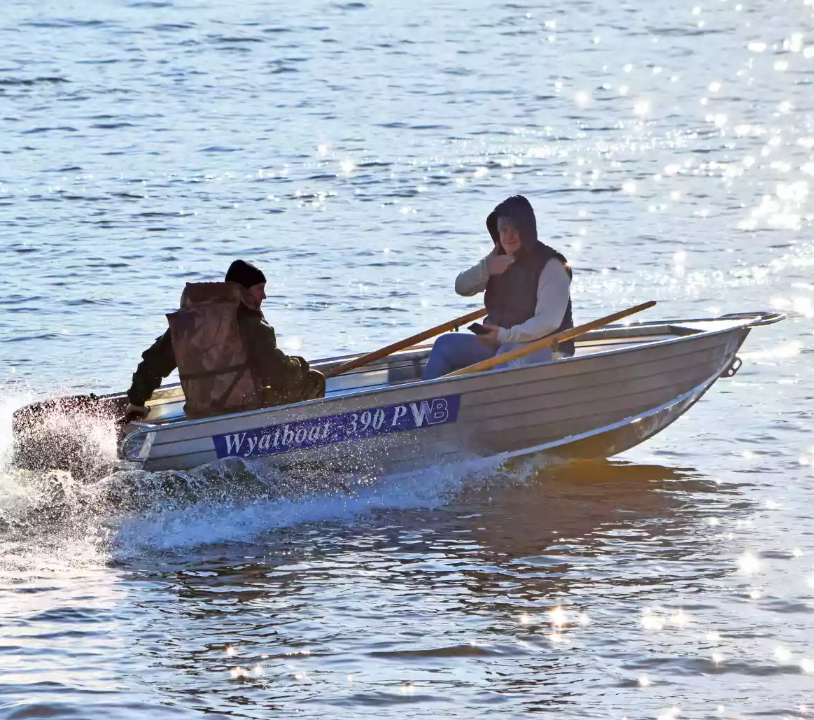 Алюминиевая лодка Wyatboat-390 P в Новосибирске