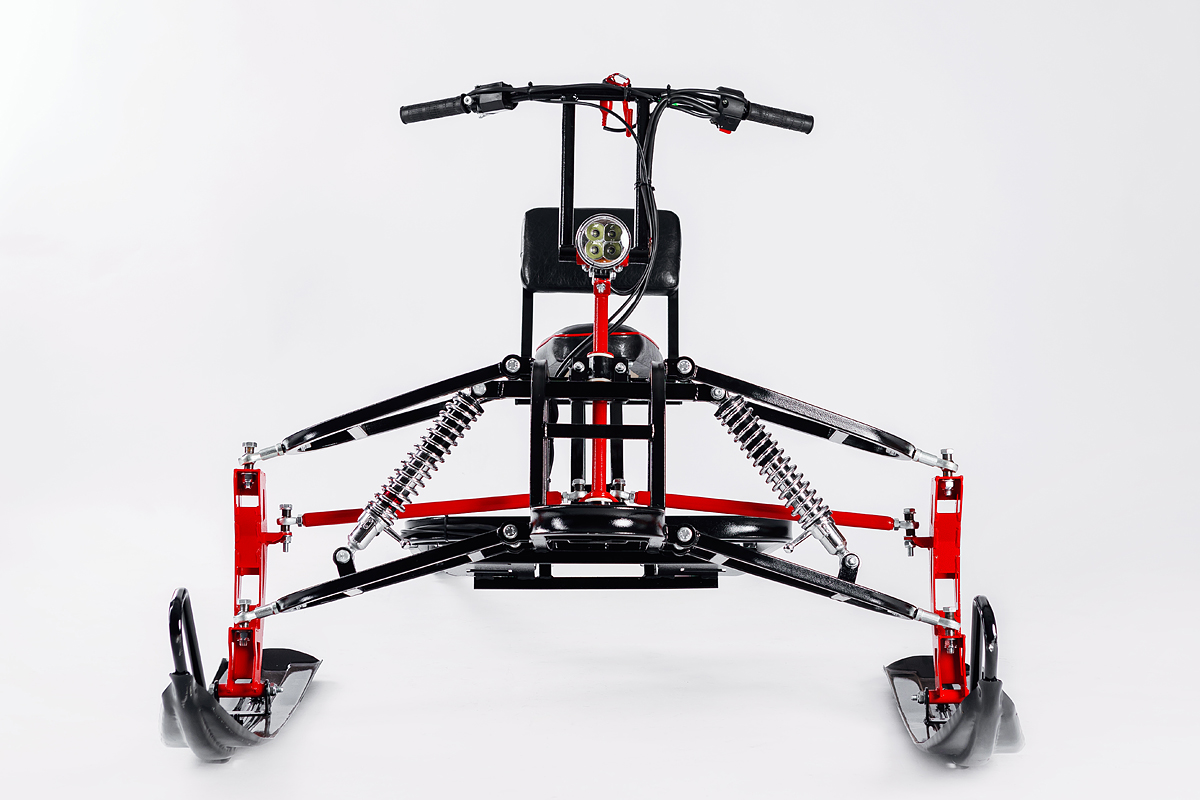 Лыжный модуль IKUDZO с подогревом ручек металлические лыжи в Новосибирске