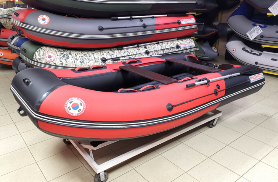 КОМПЛЕКТ Лодка MISHIMO PRO 350 + ЛОДОЧНЫЙ МОТОР MARLIN MP 9.9 (20) AMHS PRO в Новосибирске