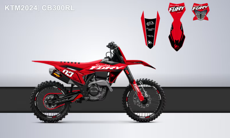 Кроссовый мотоцикл Sanchez Fury CB300RL в Новосибирске