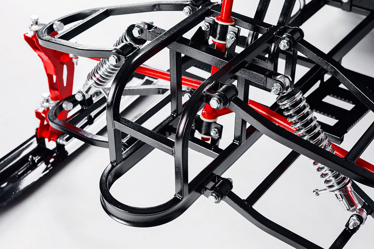 Лыжный модуль IKUDZO с подогревом ручек металлические лыжи в Новосибирске