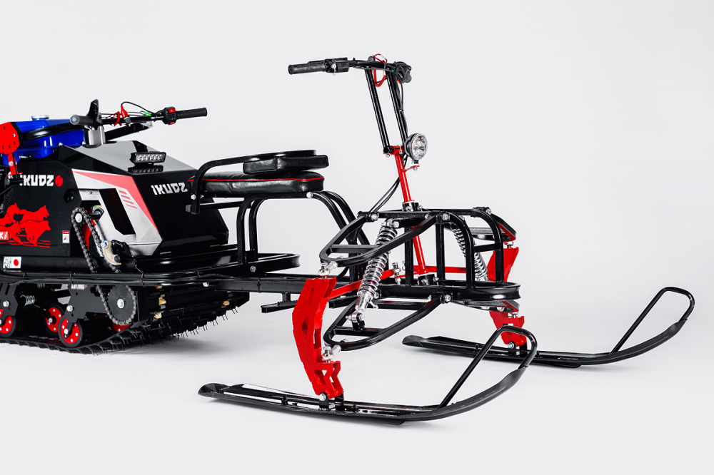 Лыжный модуль IKUDZO с подогревом ручек металлические лыжи в Новосибирске