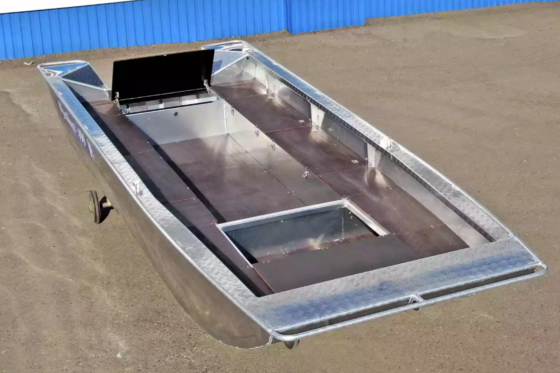 Алюминиевая лодка Wyatboat-490 Jonboat в Новосибирске