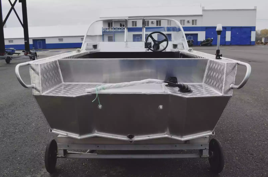 Алюминиевая лодка Wyatboat-390 Pro в Новосибирске