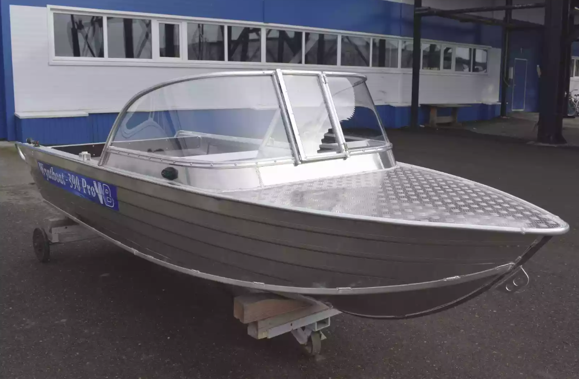 Алюминиевая лодка Wyatboat-390 Pro в Новосибирске