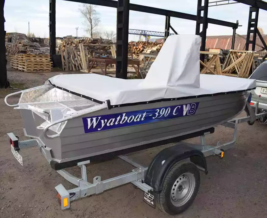 Алюминиевая лодка Wyatboat-390 C в Новосибирске