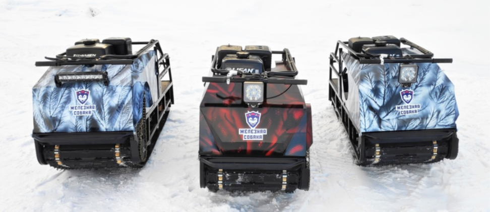 Мотобуксировщик Irondog (Железная собака) M500 20  Камуфляж Охотник в Новосибирске