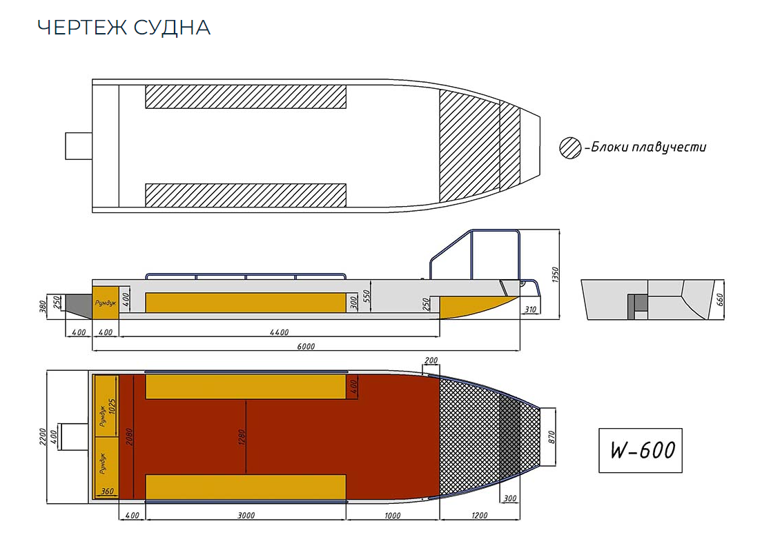 Алюминиевая лодка Wyatboat-600 в Новосибирске