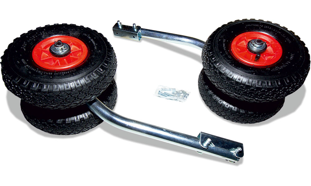 Транцевые колеса модульные двойные усиленные (быстросъемные) в Новосибирске