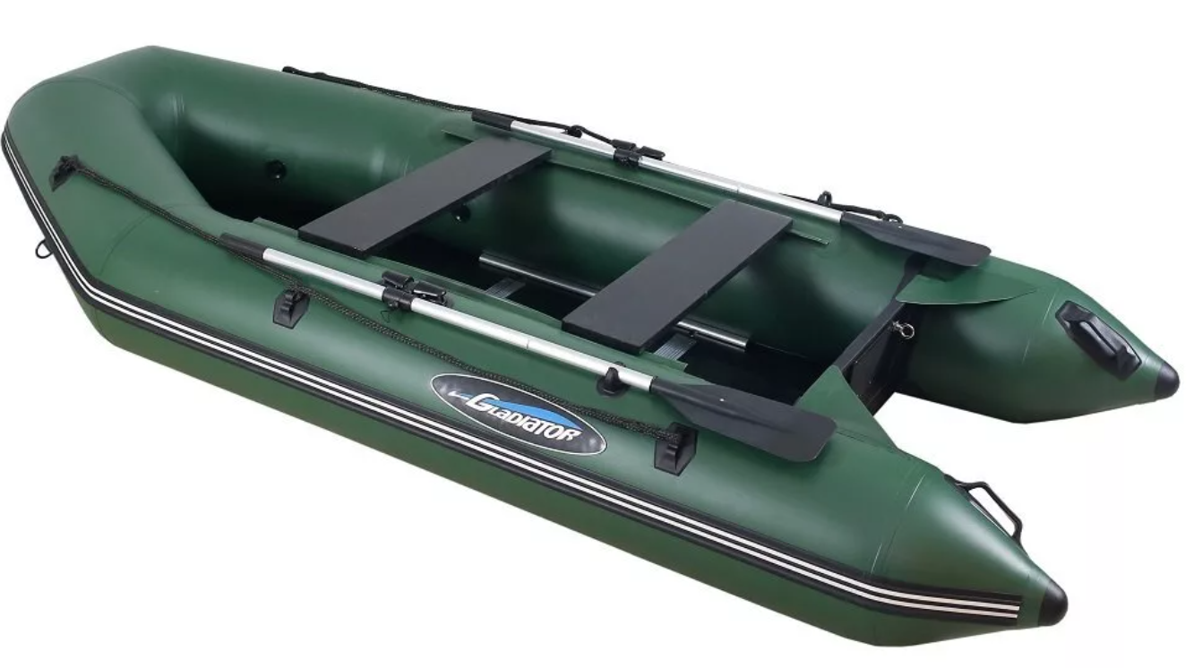 МОТОРНО-ГРЕБНАЯ ЛОДКА ПВХ GLADIATOR A 280 ТК С ФАНЕРНЫМ ДНОМ в Новосибирске