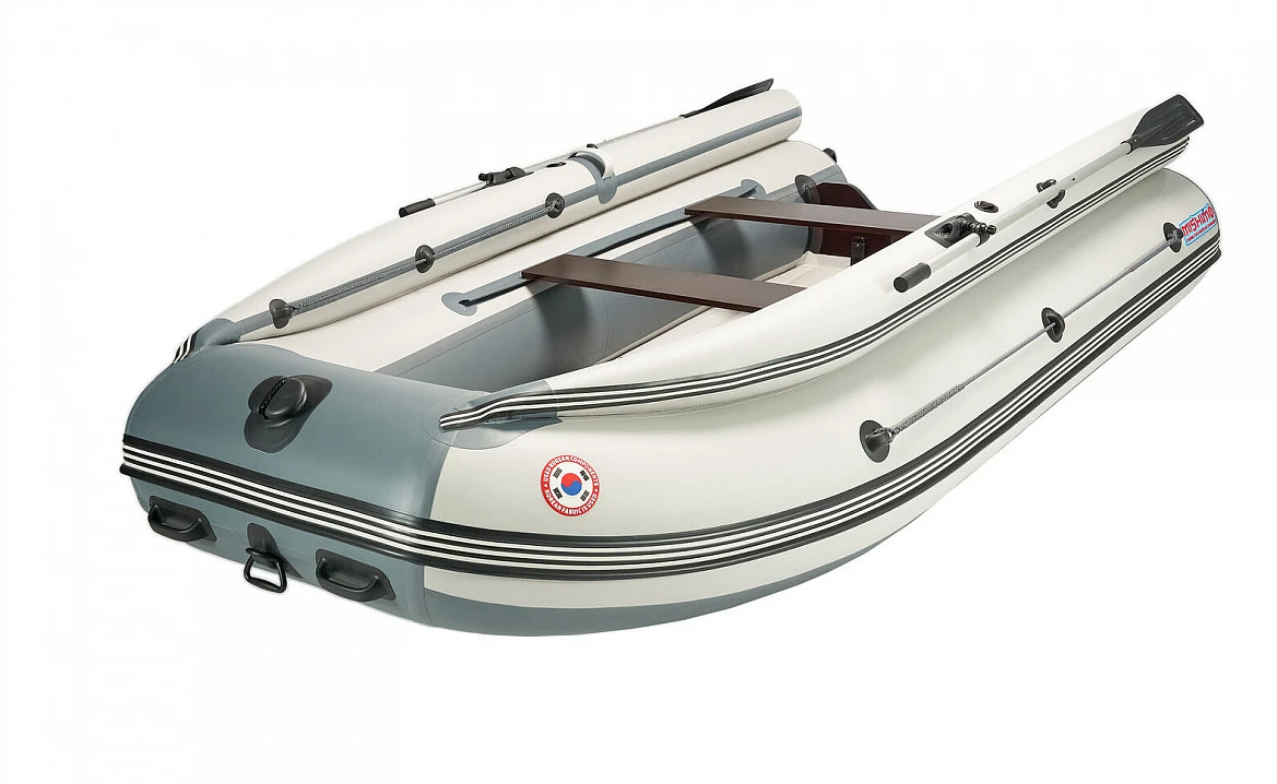 КОМПЛЕКТ ЛОДКА MISHIMO FAMILY LITE 350 + МОТОР 9,9 (15) Л.С. в Новосибирске