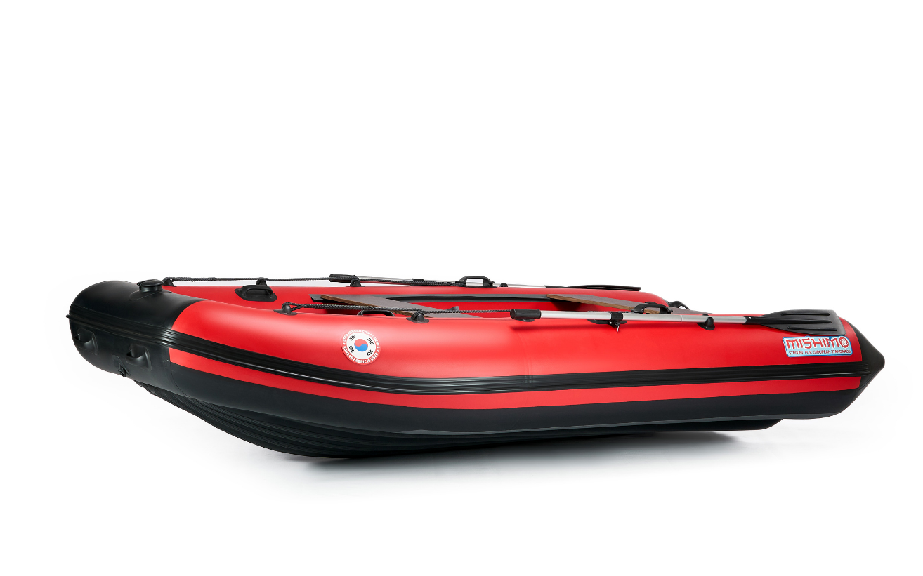 КОМПЛЕКТ ЛОДКА MISHIMO RAPID 380 PRO+ ЛОДОЧНЫЙ МОТОР MARLIN MP 9.9 (20) AMHS PROLINE FORCE в Новосибирске