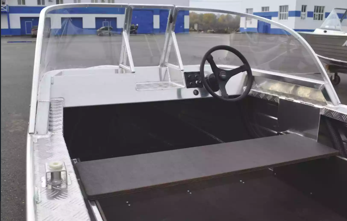 Алюминиевая лодка Wyatboat-390 Pro в Новосибирске