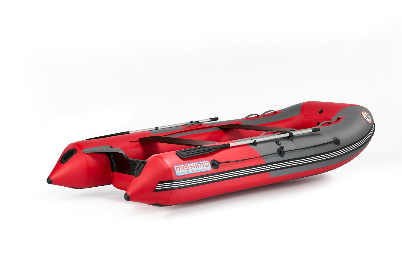 КОМПЛЕКТ ЛОДКА MISHIMO PRO 350 + ЛОДОЧНЫЙ МОТОР MARLIN MP 9.9 (15) AMHS PROLINE в Новосибирске