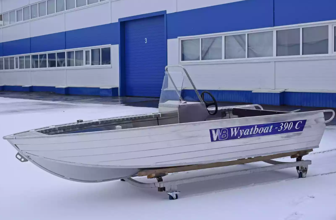 Алюминиевая лодка Wyatboat-390 C в Новосибирске