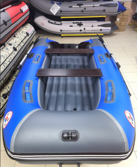 КОМПЛЕКТ Лодка MISHIMO PRO 350 + ЛОДОЧНЫЙ МОТОР MARLIN MP 9.9 (20) AMHS PRO в Новосибирске