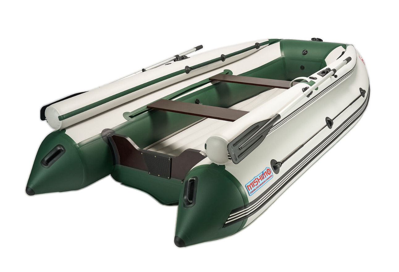 КОМПЛЕКТ ЛОДКА MISHIMO FAMILY LITE 370 + МОТОР MARLIN MP 9.9 AMHS PROLINE FORCE в Новосибирске