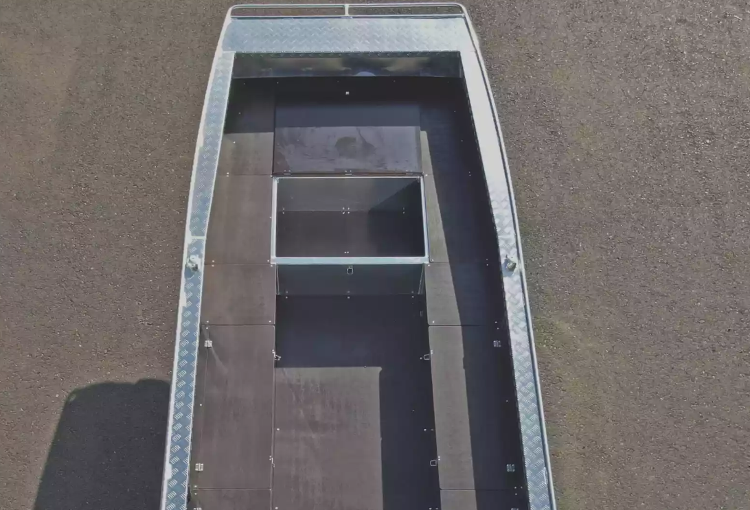 Алюминиевая лодка Wyatboat-490 Jonboat в Новосибирске