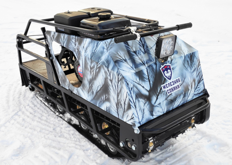 Мотобуксировщик Irondog (Железная собака) M500 20  Камуфляж Охотник в Новосибирске