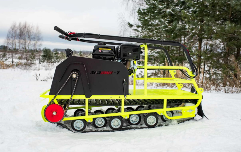 Мотобуксировщик Бурлак ХОЗЯИН-1 (капот металл) в Новосибирске