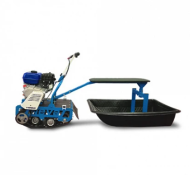 Мотобуксировщик НЕВА МС-1К с санями и сиденьем в Новосибирске