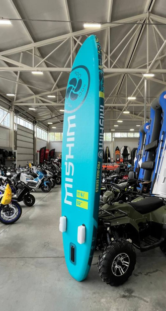 SUP (САП) Доска MISHIMO PRO-MAX Light Teal 12,6’ (385см) в Новосибирске