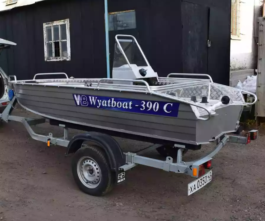 Алюминиевая лодка Wyatboat-390 C в Новосибирске