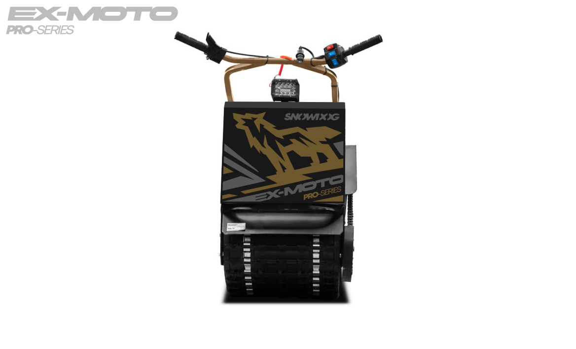 Мотобуксировщик EX-MOTO SNOWDOG S380 8л.с. в Новосибирске