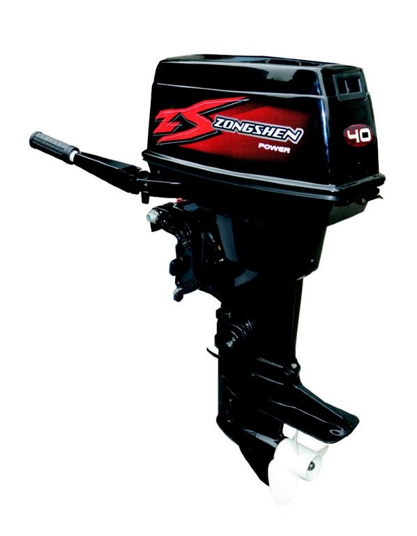 Лодочный мотор Zongshen T40 (+руль+пульт) в Новосибирске