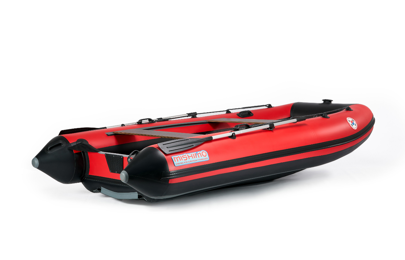 КОМПЛЕКТ ЛОДКА MISHIMO RAPID 380 PRO+ ЛОДОЧНЫЙ МОТОР MARLIN MP 9.9 (20) AMHS PROLINE FORCE в Новосибирске