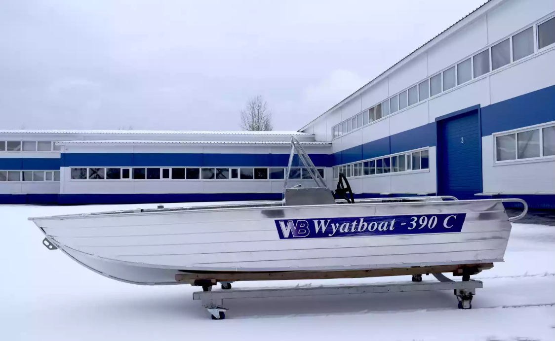 Алюминиевая лодка Wyatboat-390 C в Новосибирске