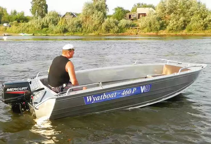 Алюминиевая лодка Wyatboat-460 P в Новосибирске