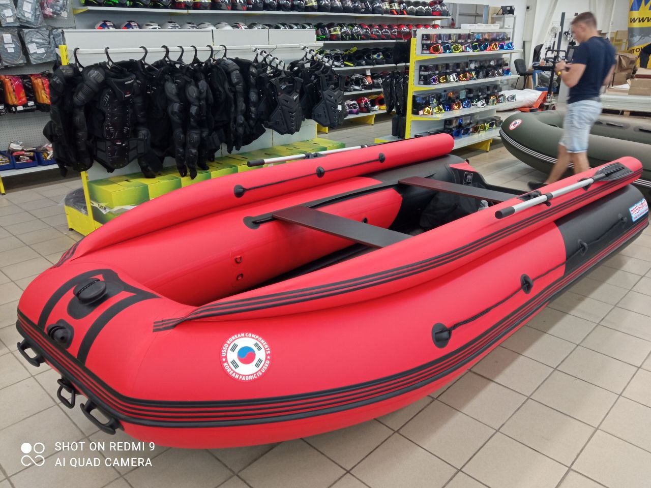 Лодка MISHIMO RIVER FJET PRO 410  под водомет в Новосибирске