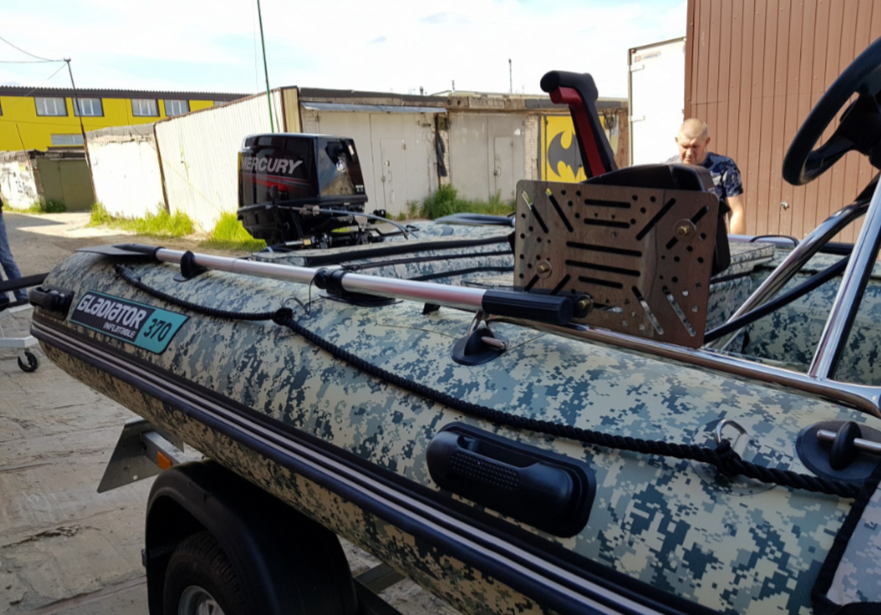 НАДУВНАЯ ЛОДКА GLADIATOR C370AL в Новосибирске