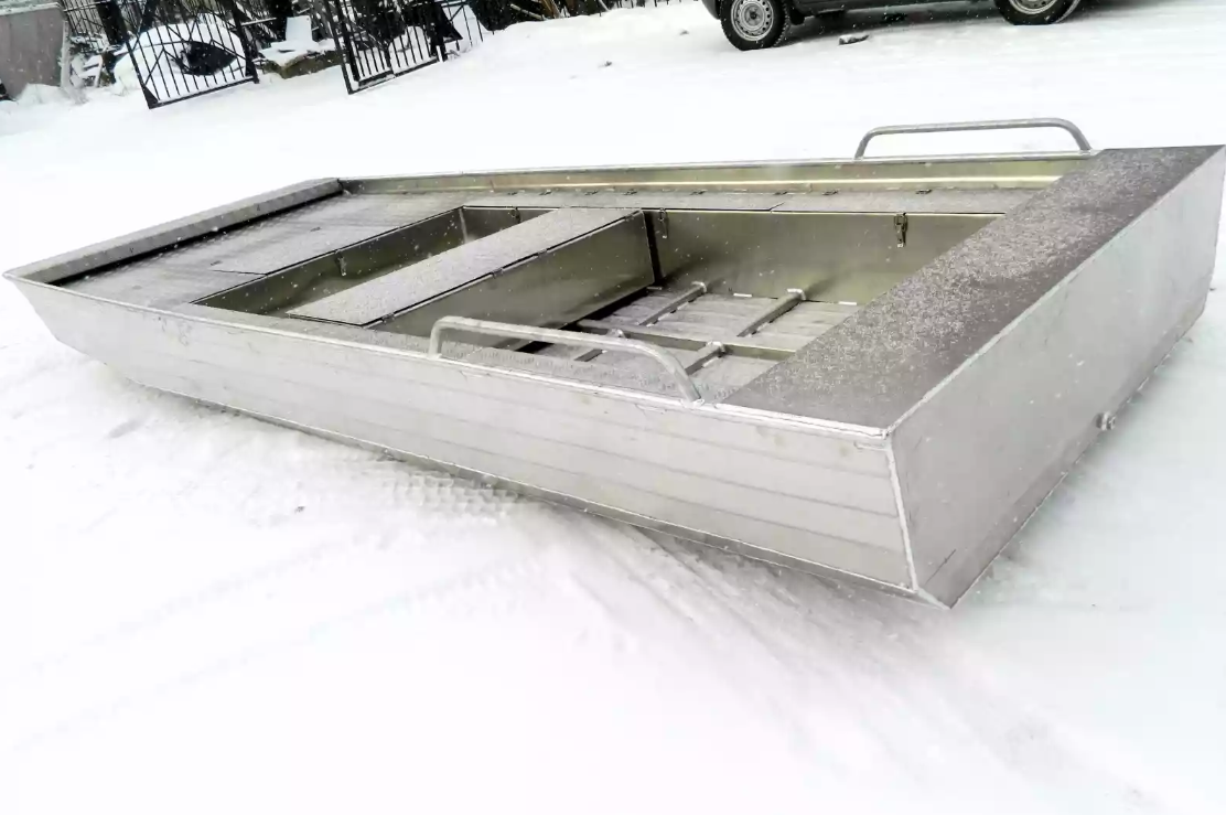 Алюминиевая лодка Wyatboat-390 Jonboat в Новосибирске