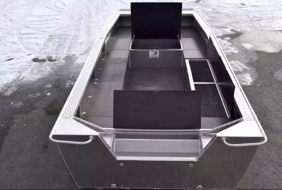 Алюминиевая лодка Wyatboat-490 Jonboat в Новосибирске