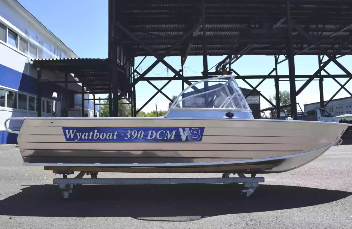 Алюминиевая лодка Wyatboat-390 DCM в Новосибирске