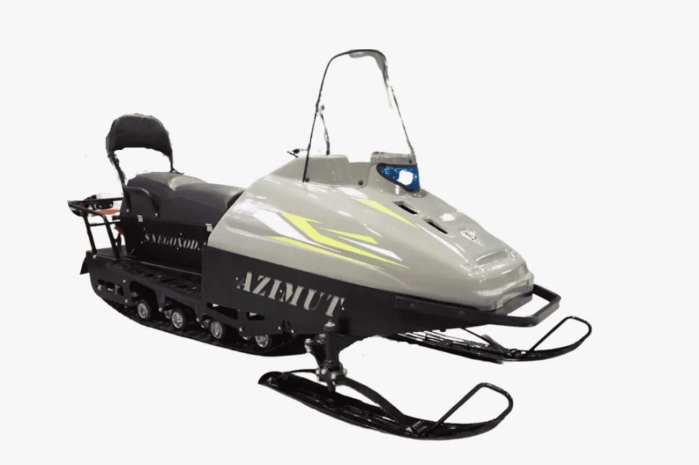 Миниснегоход Бурлак Азимут 20 л.с. , эл.запуск, реверс, тормоз гидравл, капот серый в Новосибирске