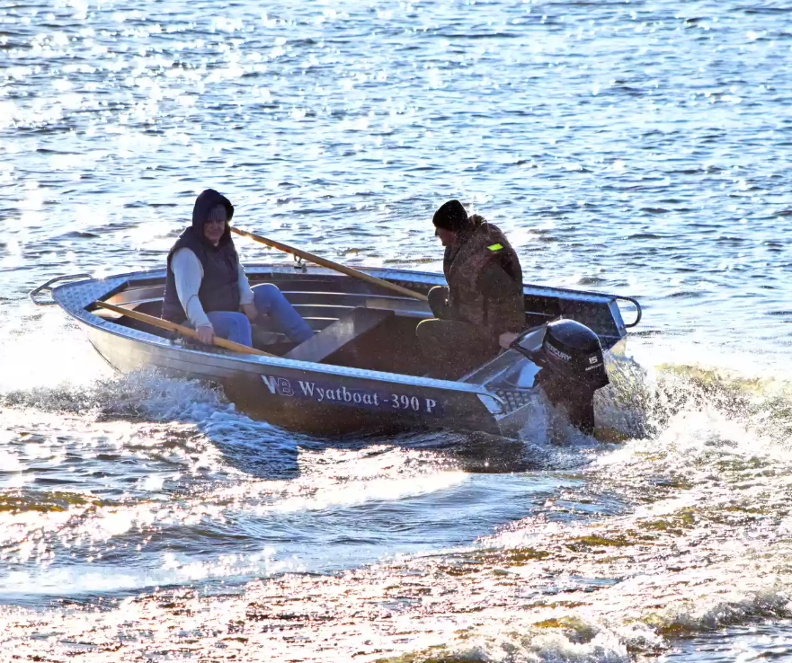 Алюминиевая лодка Wyatboat-390 P в Новосибирске