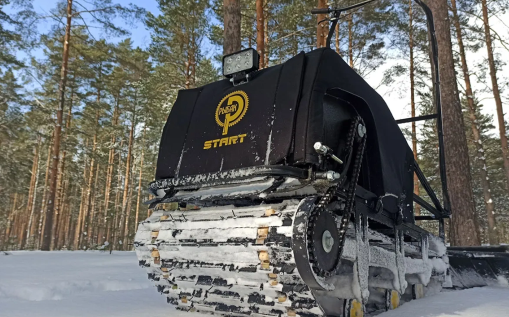 Мотобуксировщик РЫБАК СТАРТ Lifan 15 л.с (тканный капот) в Новосибирске