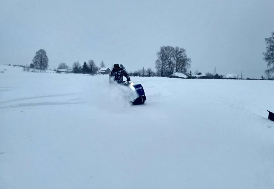 Мотобуксировщик Альбатрос-XLV 15 тележки, 1450 мм в Новосибирске