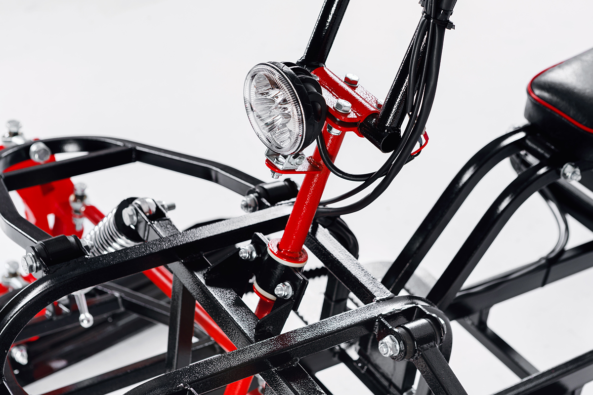 Лыжный модуль IKUDZO с подогревом ручек металлические лыжи в Новосибирске