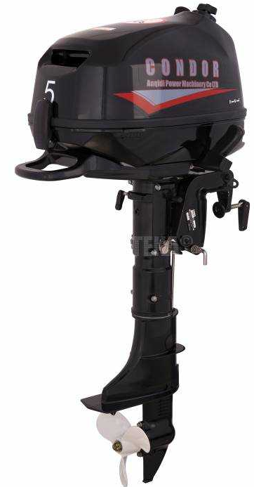 Лодочный мотор Condor F5HS без бака 12 л. в Новосибирске