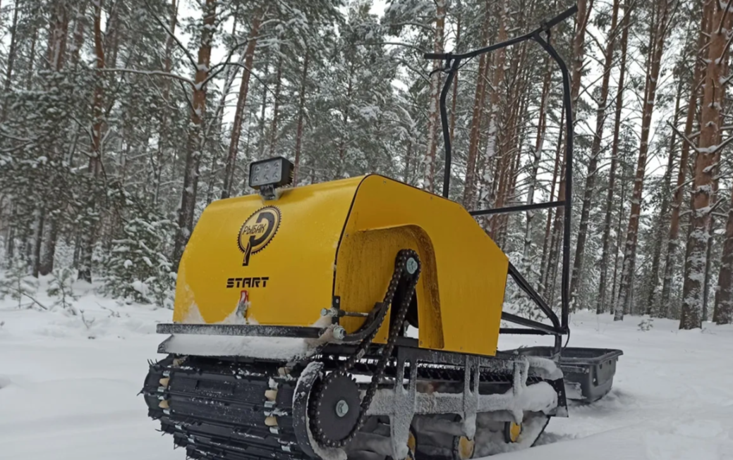 Мотобуксировщик РЫБАК СТАРТ Lifan 15 л.с. (металлический капот) в Новосибирске